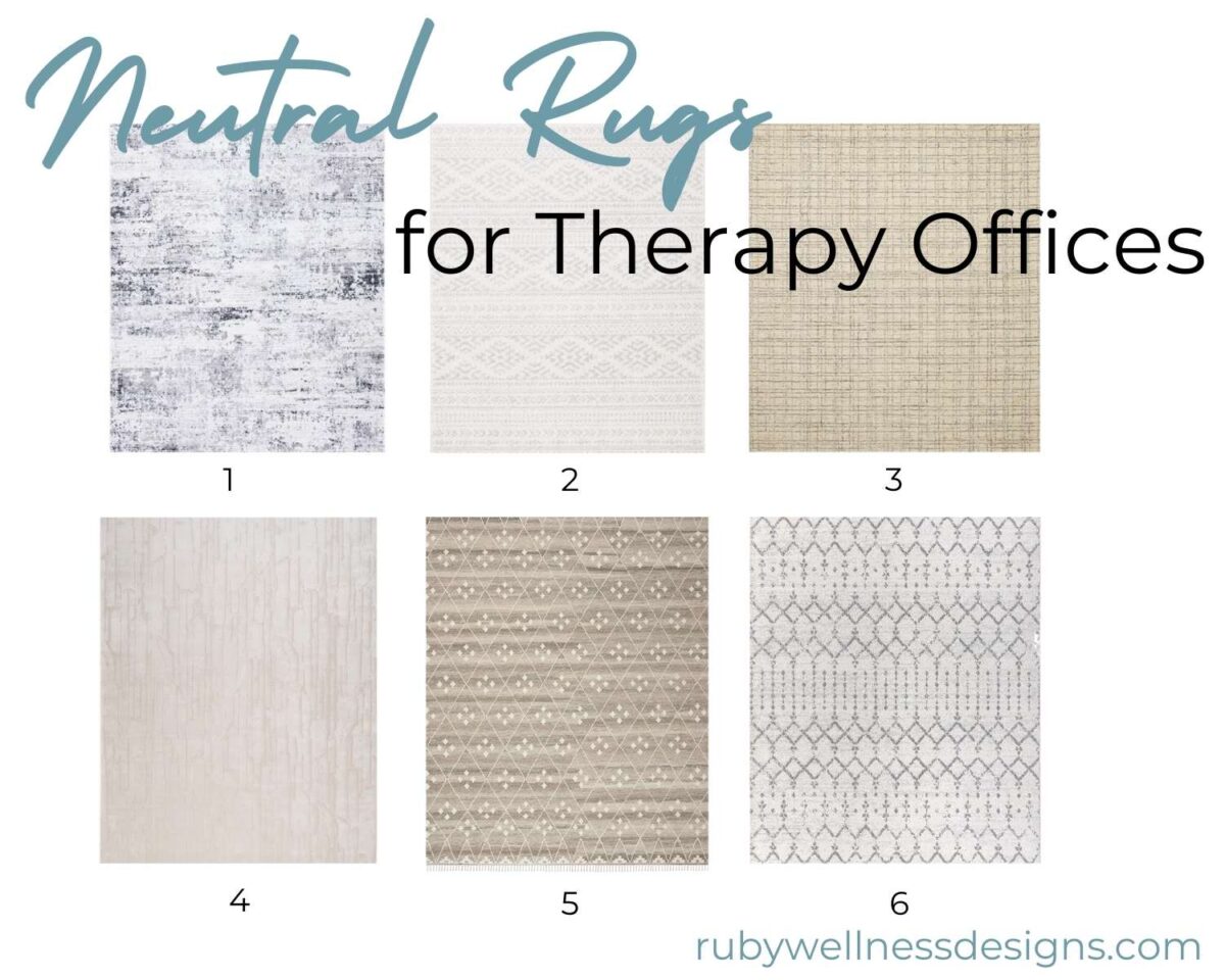 Area Rugs for Therapist Offices