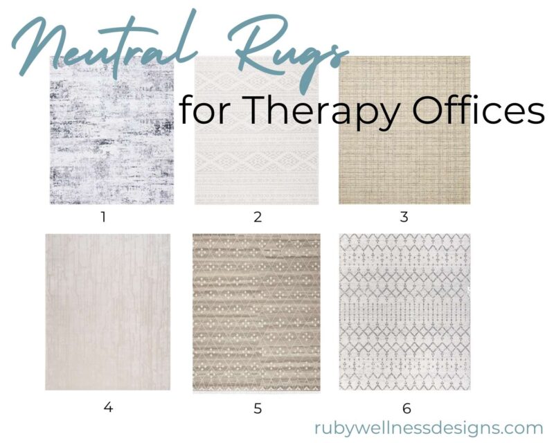 Therapy Rug Area Rugs for Therapist Offices